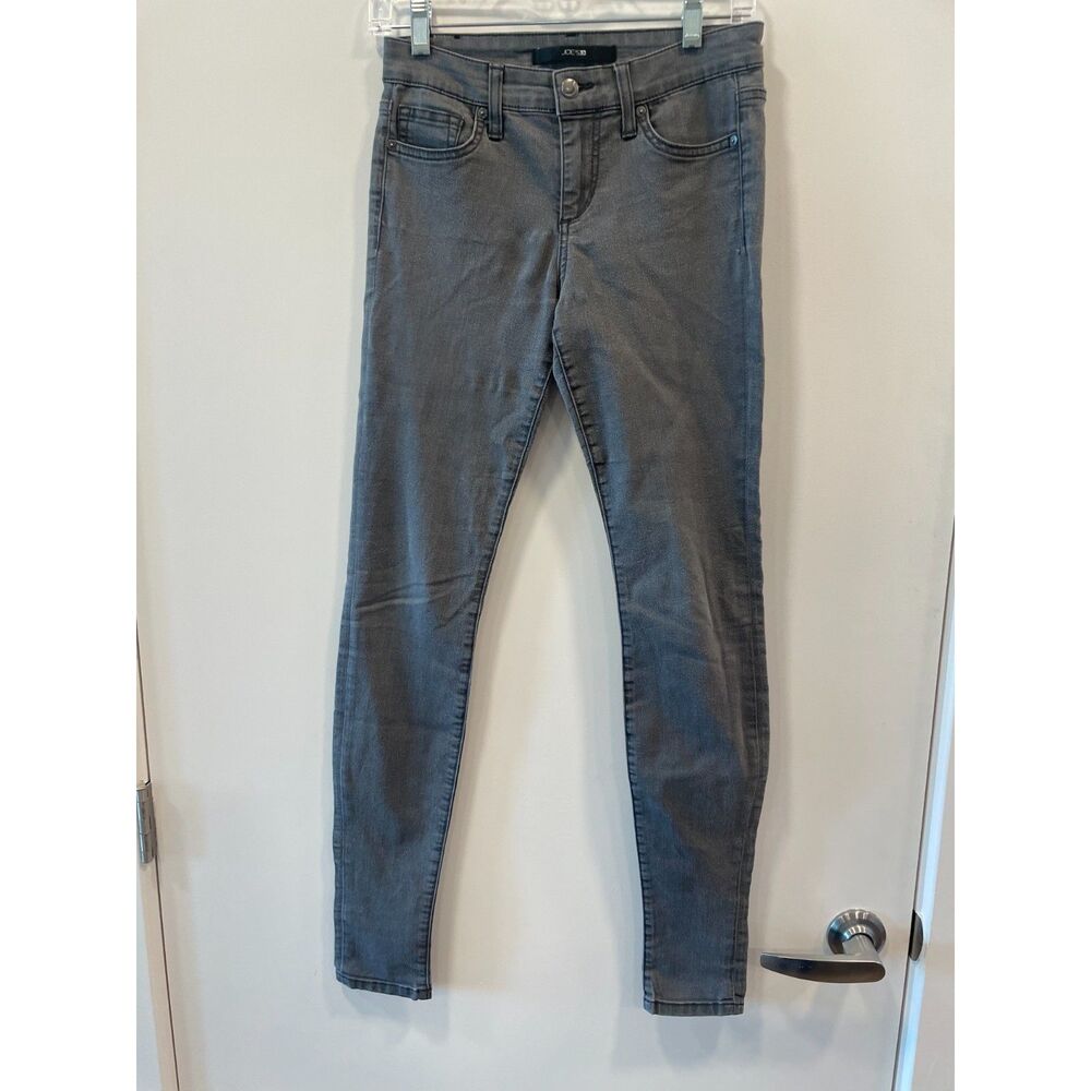 Women's Joe's Jeans Size 25 EUC Grey Mid Rise Legging Jean Skinny Work Business